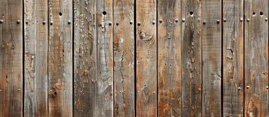 Fototapeta premium Clear background displaying wooden boards with detailed texture in a copy space image.