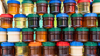 various fruits and berries sold by street vendors throughout Georgia.