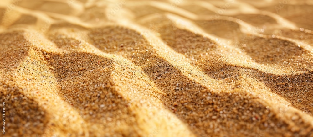 Aufkleber brown sand texture providing a seamless background with fine sand, suitable for a copy space image.