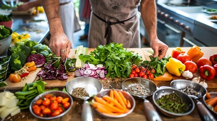 Hands-on Vegetarian Cooking Class Teaches Nutritious Plant-Based Meal