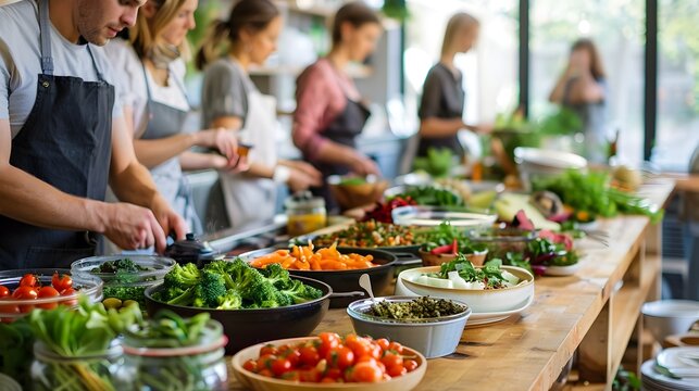 Vegetarian Cooking Class Teaches Participants to Prepare Nutritious Plant-Based Meals