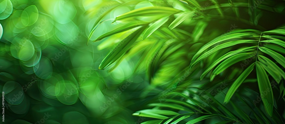 Aufkleber abstract blurry green background with copy space image.