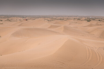 The sand hills in Ba Dan Ji Lin desert of Inner Mongolia, China