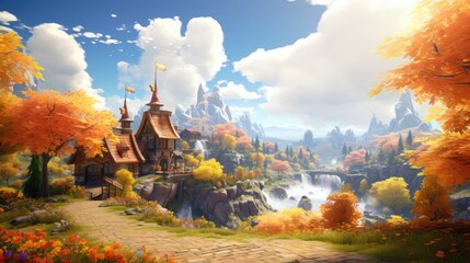 Autumnal Fantasy Village.