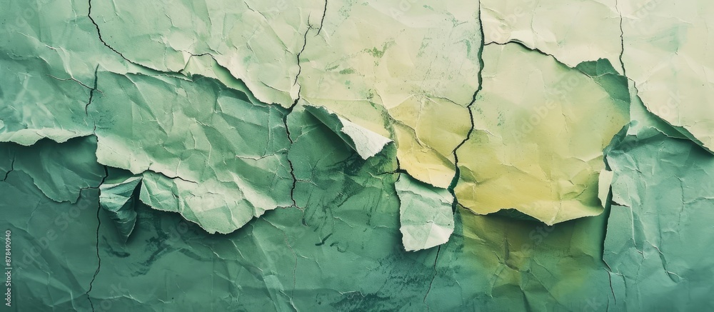 Poster Creating a unique background using a torn paper texture requires patience for the best results with a copy space image.