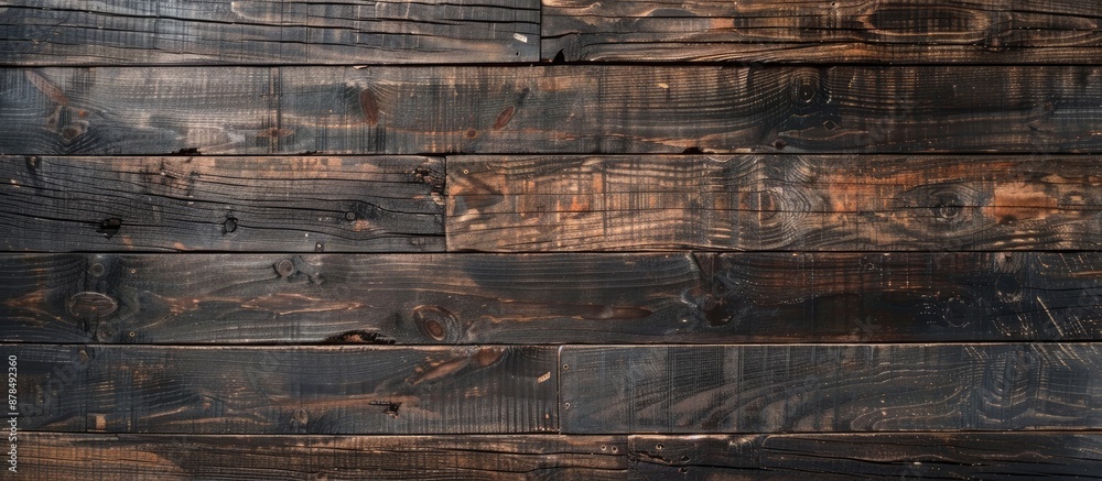 Poster dark rustic wooden background with an aged brown hue for copy space image.