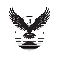 Eagle Silhouette vector illustration