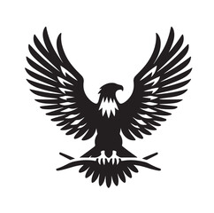 Eagle Silhouette vector illustration