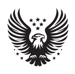 Eagle Silhouette vector illustration