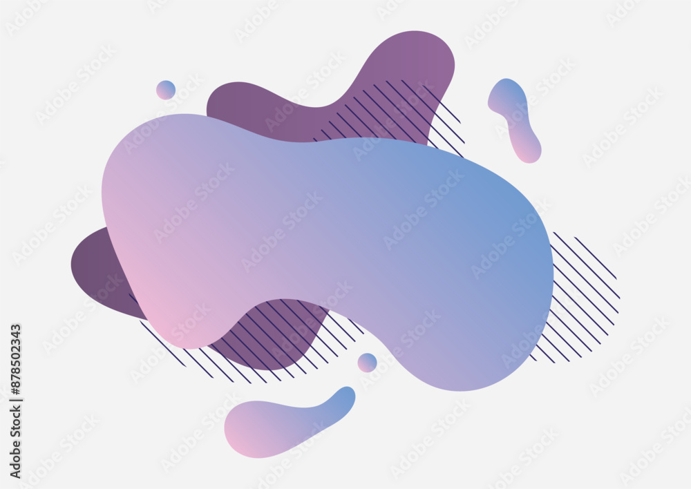 Poster modern liquid gradient abstract background for web social media promotion editable vector design