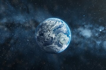 Obraz premium a planet earth in space