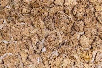 imagen detalle textura piedra blanca muy porosa con grietas 