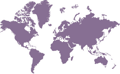 map of the world vector