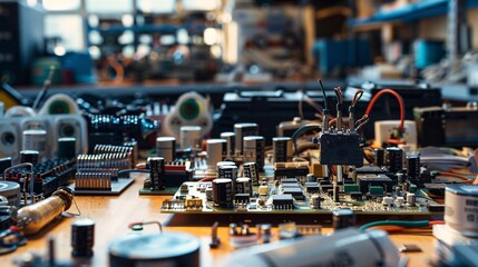 Delicate Electronic Circuit Board in Machinery or Electrical Equipment