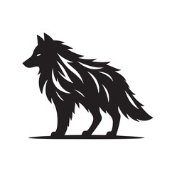 Wolf Silhouette vector illustration