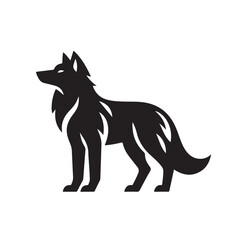 Wolf Silhouette vector illustration