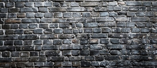 Gray brick wall providing natural ambiance for copy space image.
