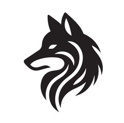 Wolf Silhouette vector illustration