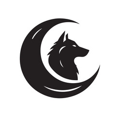 Wolf Silhouette vector illustration