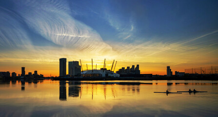 River Thames London 02 Arena 