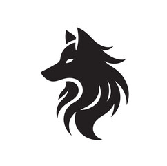 Wolf Silhouette vector illustration