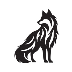 Wolf Silhouette vector illustration