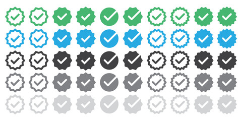 checkmark vector, checkmark icon set, approved symbol, checked checkbox mark, checkmark set, editable line.