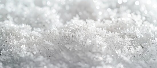 Obraz premium Texture or background resembling white snow with copy space image.