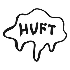 Collection Hand drawn explosion, bomb element. Comic doodle sketch style. Explosion speech bubble with pow, boom, omg text. Vector illustration.  isolated on white background