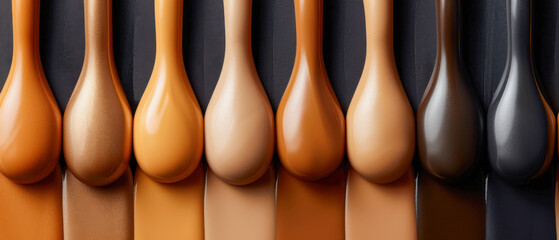 Skin Tone Variations Abstract Art