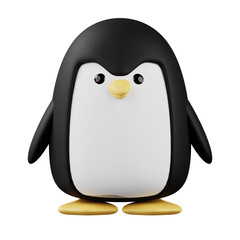 Penguin 3d illustration
