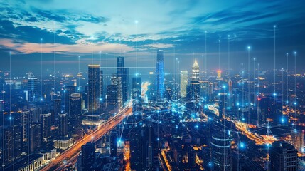 Fototapeta premium futuristic cityscape