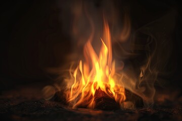 Fiery Embers and Smoke.