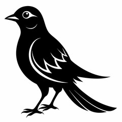 Cuckoo black silhouette
