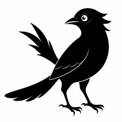 Cuckoo black silhouette