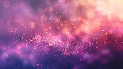 Obraz premium Abstract Purple and Gold Glitter Bokeh Background.