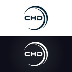 CHD logo. C H D design. White CHD letter. CHD, C H D letter logo design. C H D letter logo design in GOLD, GOLDEN LOGO, THREE, style. letter logo set in one artboard. C H D letter logo vector design.
