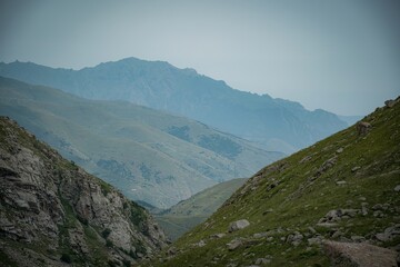 Naklejka premium mountains in the mountains