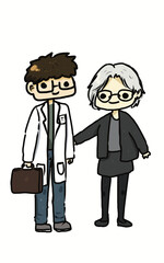 Doctor and her patient