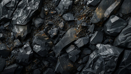 Coal Texture for Wall Decor