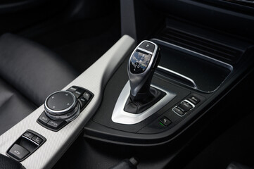 Car Interior: Automatic Gear Stick