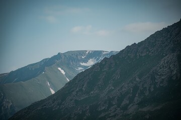Naklejka premium mountains in the morning