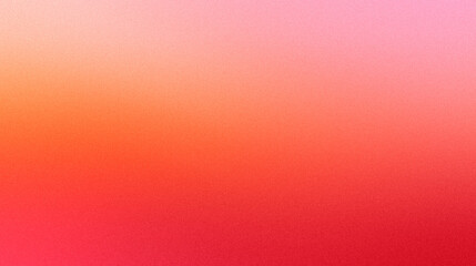 Ziarniste gradientowe tło w kolorach żółty pomarańczowy czerwony, szum tekstura na tapecie. Szablon baneru lub plakatu w stylu graficznym retro. Światła ledowe holo bokeh na projekcie okładki © Grainy background