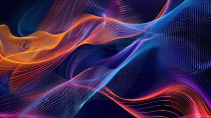 Fototapeta premium Abstract sports background with dynamic lines and vibrant colors