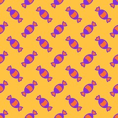 Halloween Candy Digital Paper