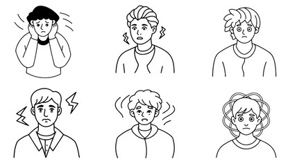 Anxiety disorder of people 