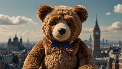 A Taddy Bear merchandise line inspired by famous landmarks around the world ai_generated