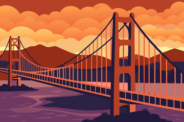 An Iconic San Francisco Suspension Marvel golden gate bridge, bridge, city, Connecting the City to Marin County, Offering Unparalleled Views, Rich History, and Engineering Brilliance.