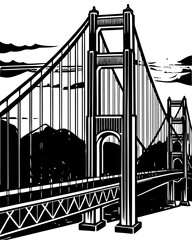 An Iconic San Francisco Suspension Marvel golden gate bridge, bridge, city, Connecting the City to Marin County, Offering Unparalleled Views, Rich History, and Engineering Brilliance.