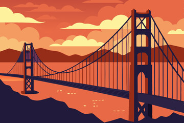 An Iconic San Francisco Suspension Marvel golden gate bridge, bridge, city, Connecting the City to Marin County, Offering Unparalleled Views, Rich History, and Engineering Brilliance.